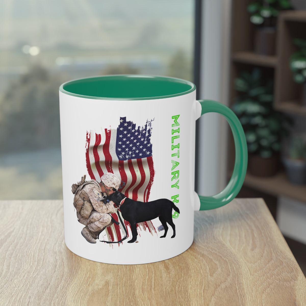 Coffee Mug  ( Military K-9 Unit ) Military Style