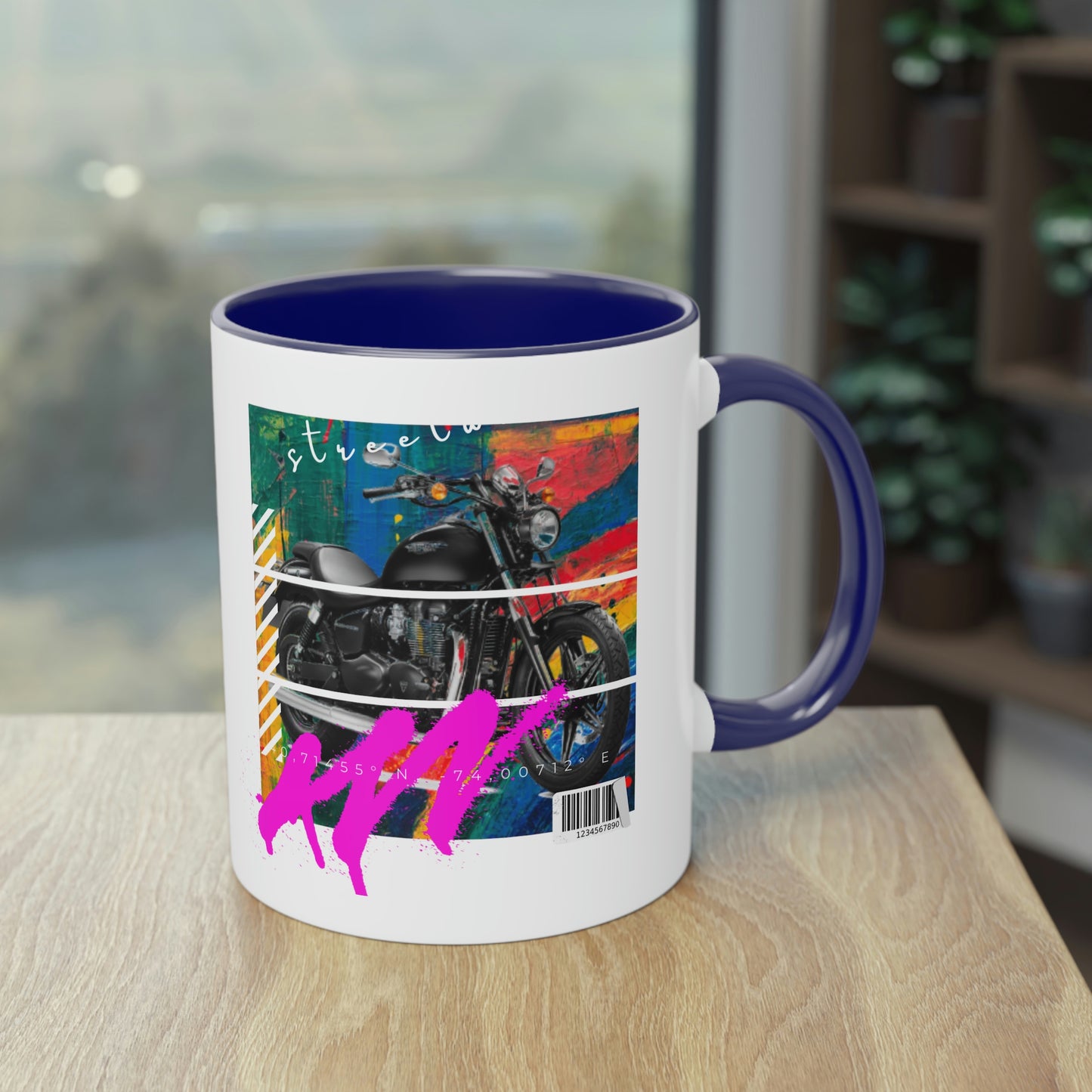 Coffee Mug  ( Urban Black Sports Bike )
