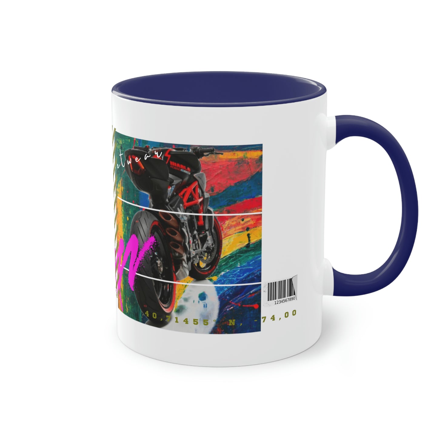 Coffee Mug  ( Urban Red Sports Bike )