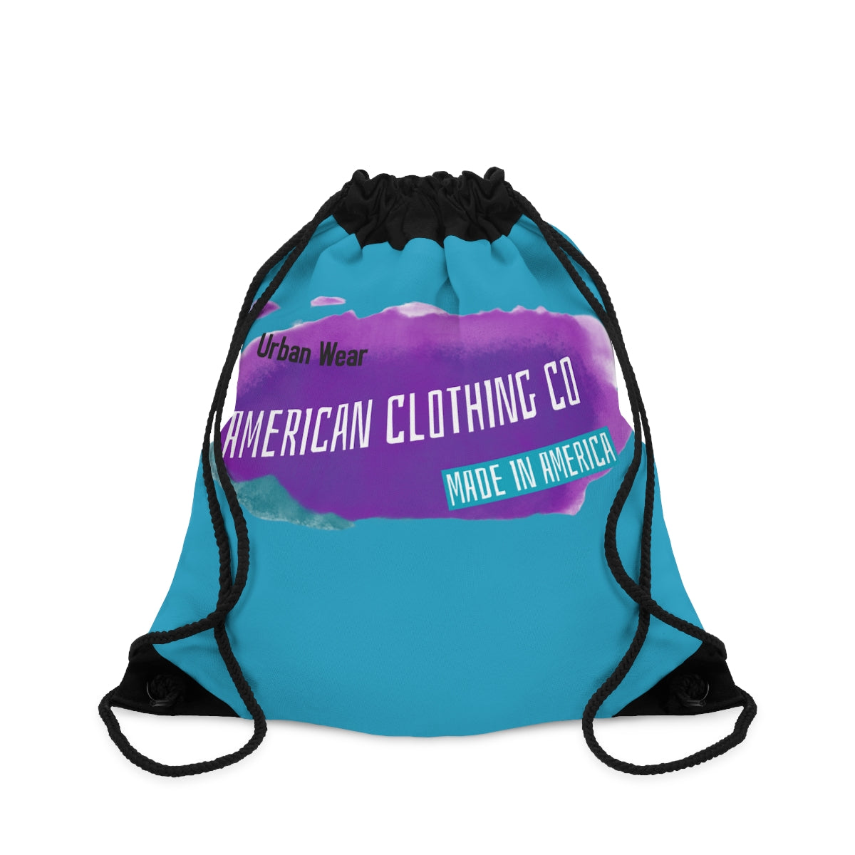Drawstring Bag ( American Clothing Company Turquoise )