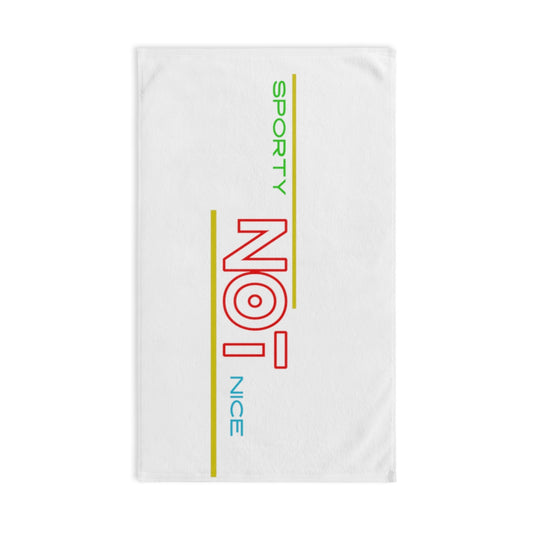 Sports Towel ( SPORTY NOT NICE ) White