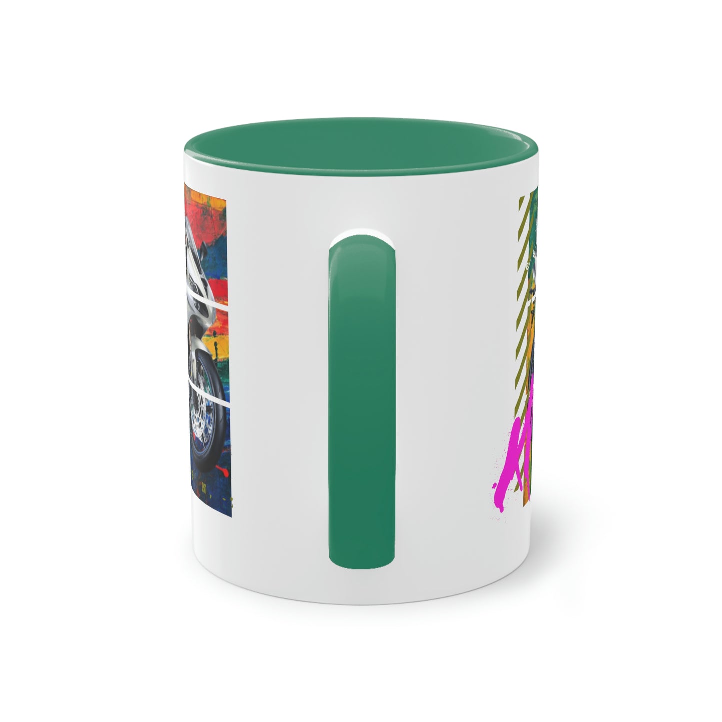 Coffee Mug  ( Urban White Sports Bike )