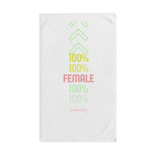 Sports Towel ( 100% Female ) White