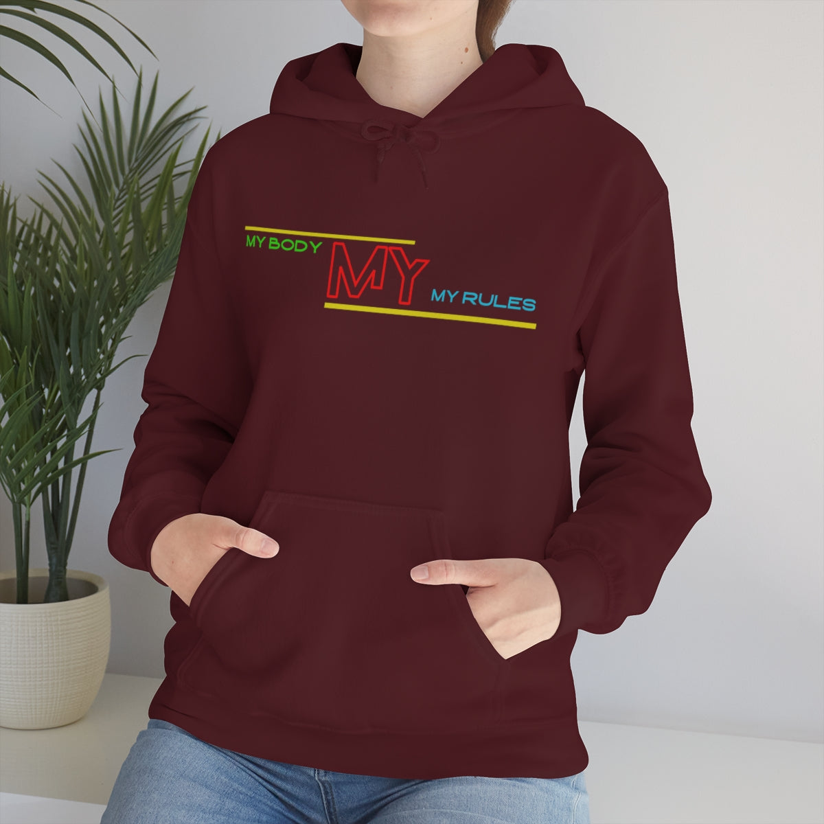 Hoodie ( My Body My Rules) Activewear