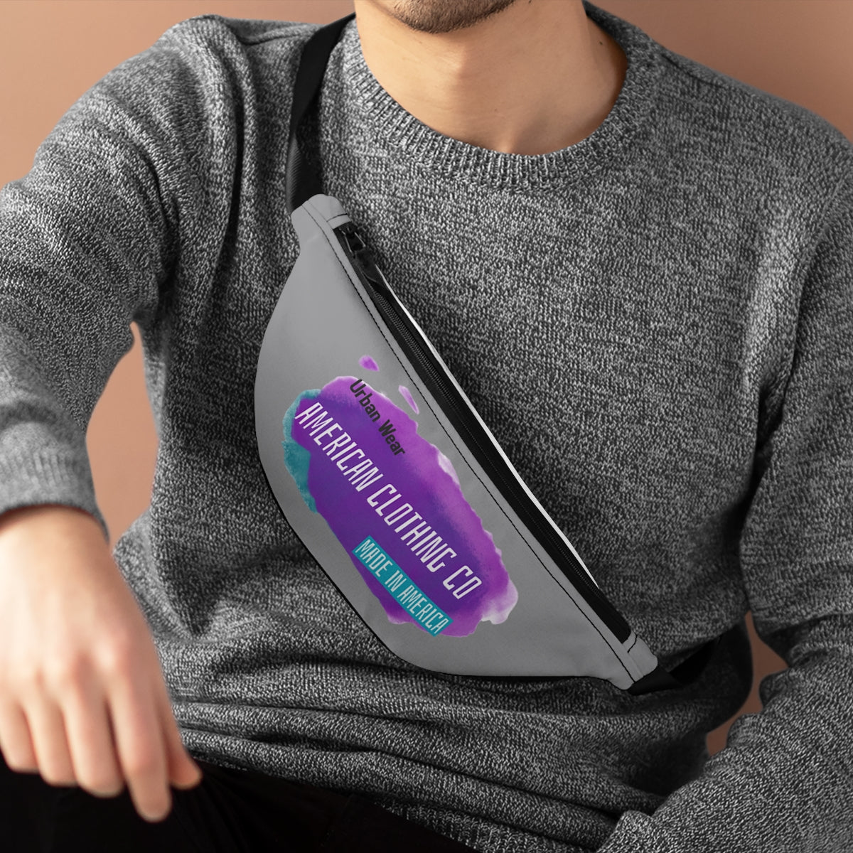 Fanny Pack ( American Clothing Company Grey )
