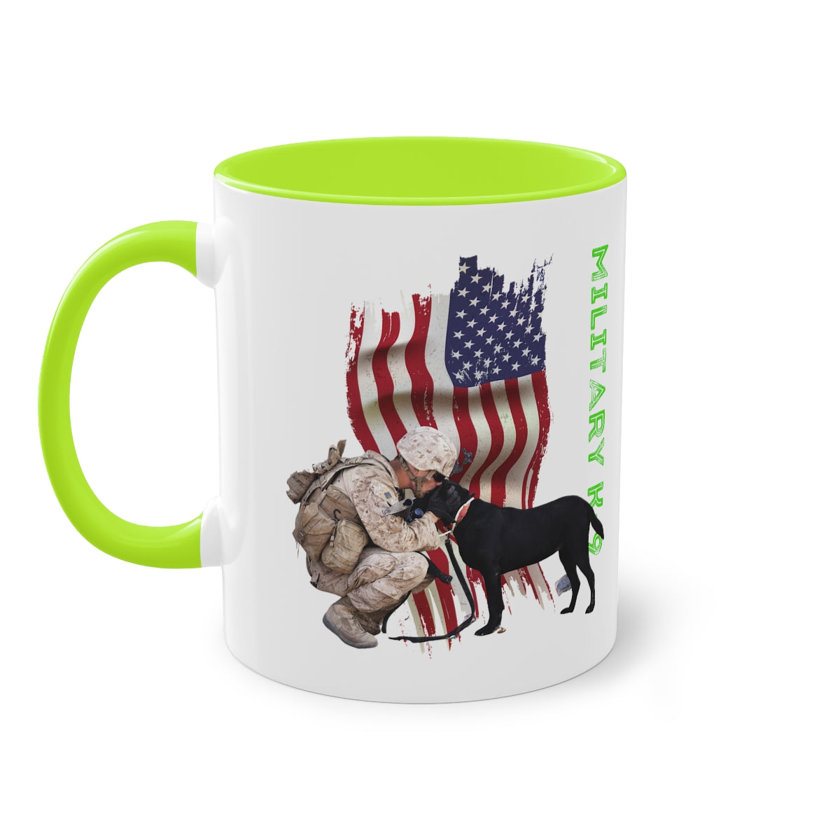 Coffee Mug  ( Military K-9 Unit ) Military Style