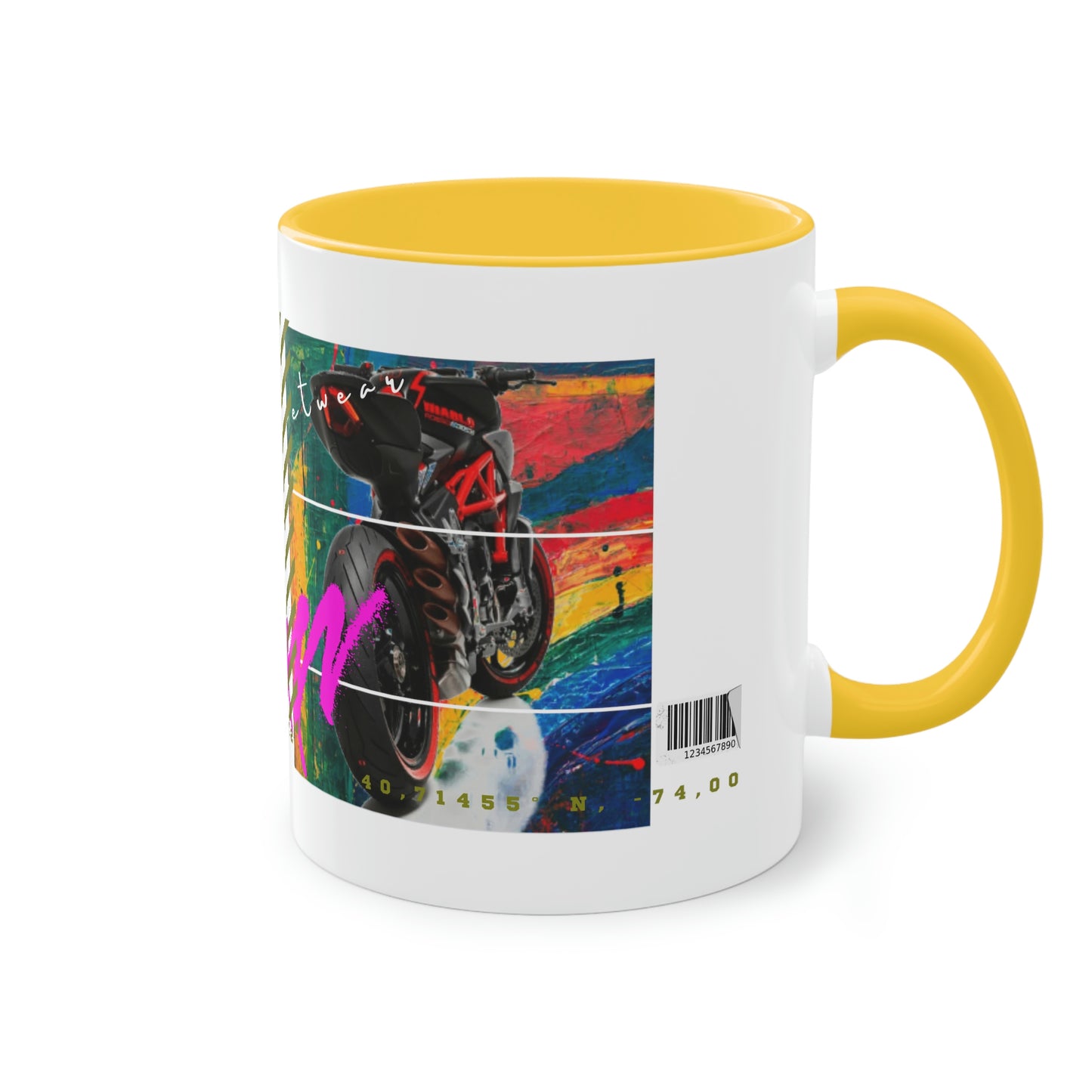 Coffee Mug  ( Urban Red Sports Bike )