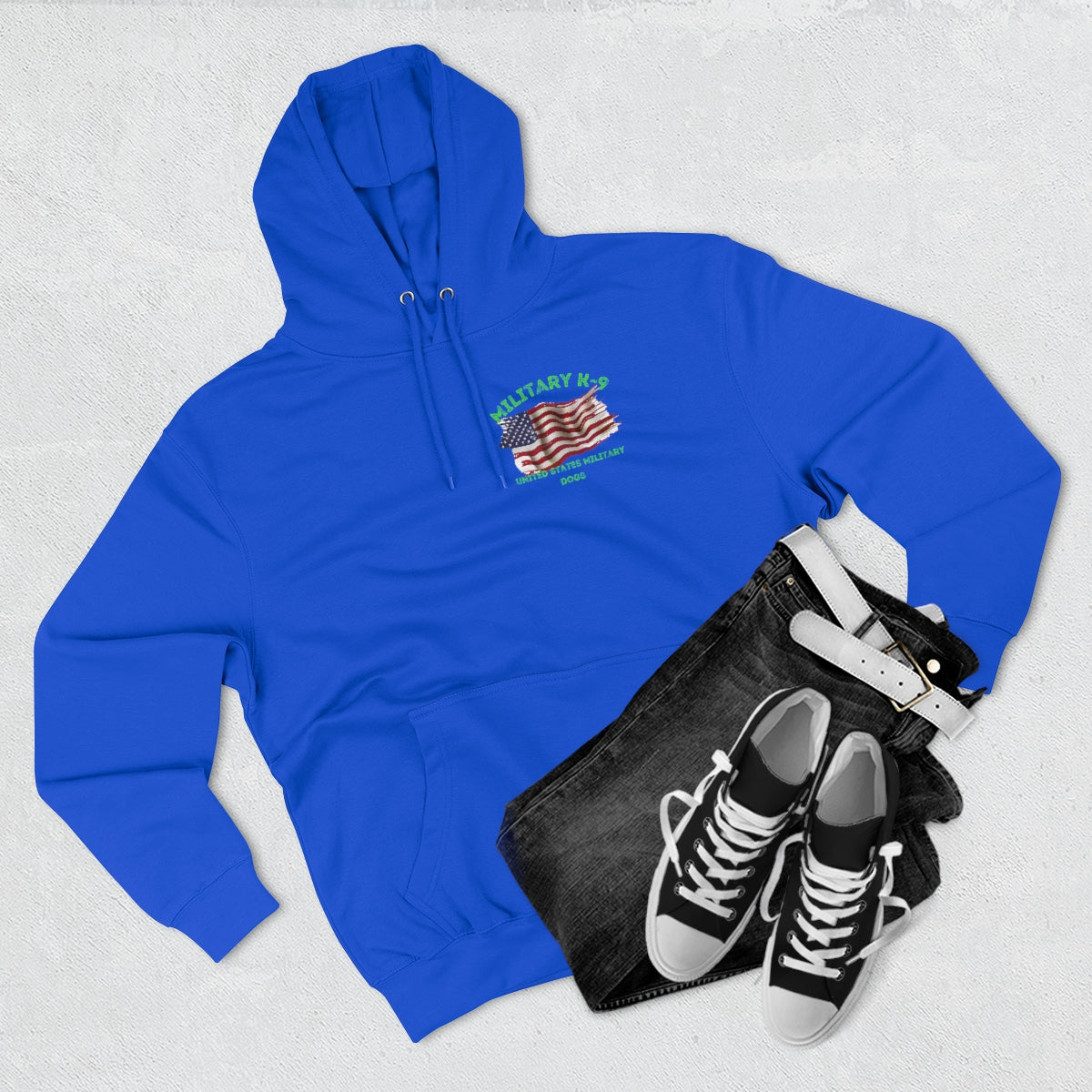 Hoodie ( Military K 9 Unit ) Military Style