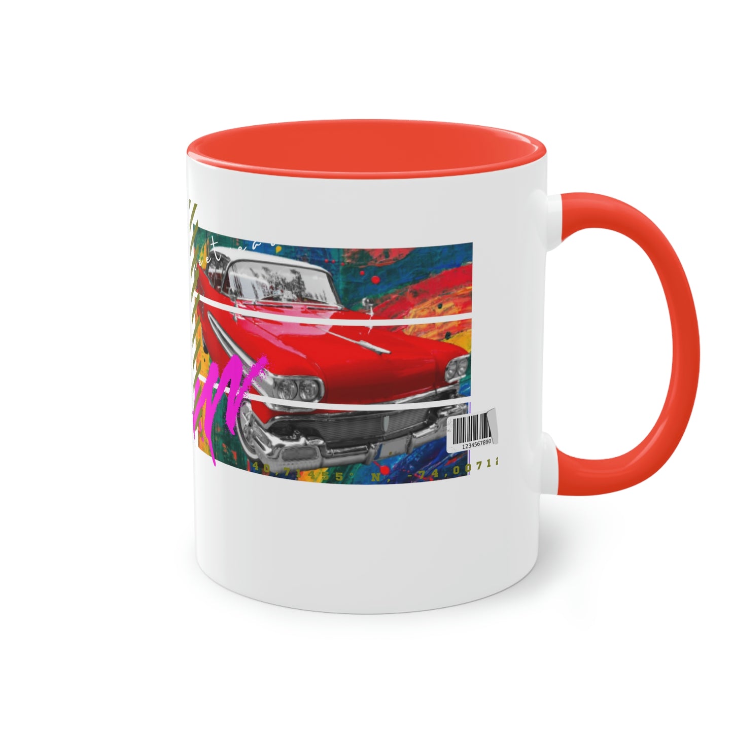Coffee Mug  ( Urban Red Cadillac )