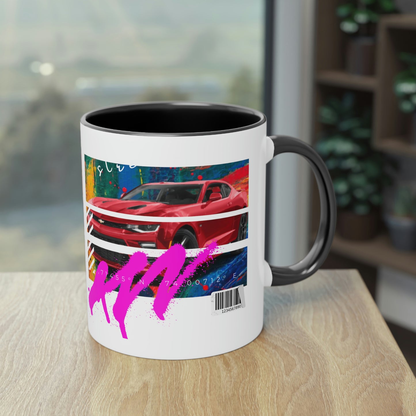 Coffee Mug  ( Urban Red Corvette )