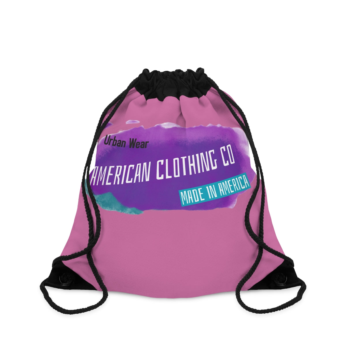 Drawstring Bag ( American Clothing Company Pink )