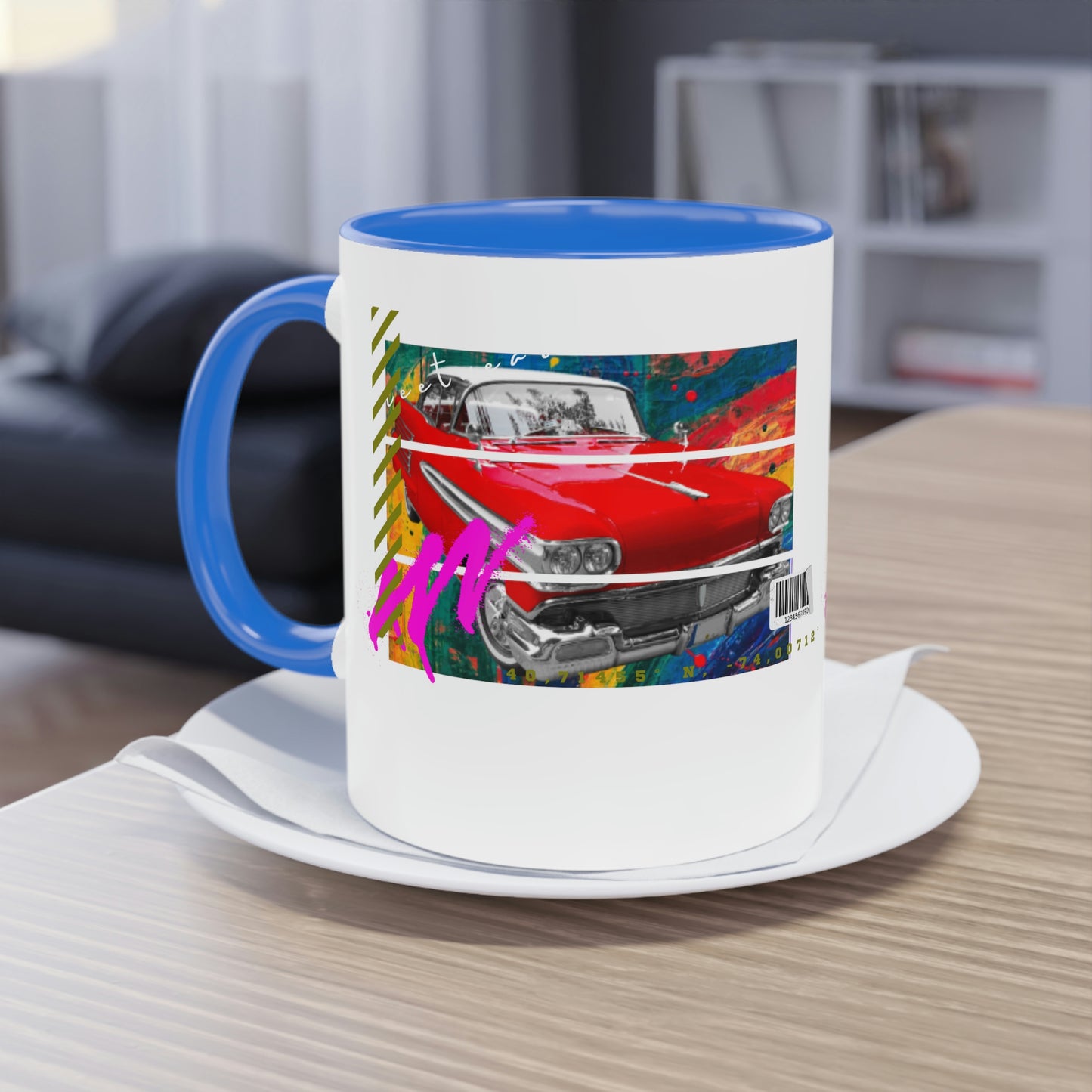 Coffee Mug  ( Urban Red Cadillac )