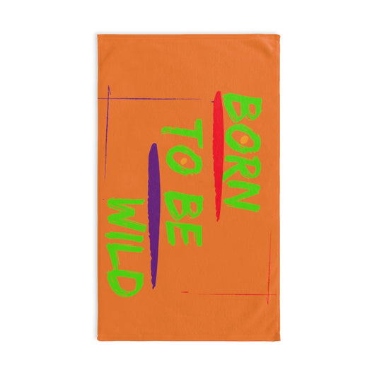 Sports Towel ( Born To Be Wild ) Orange