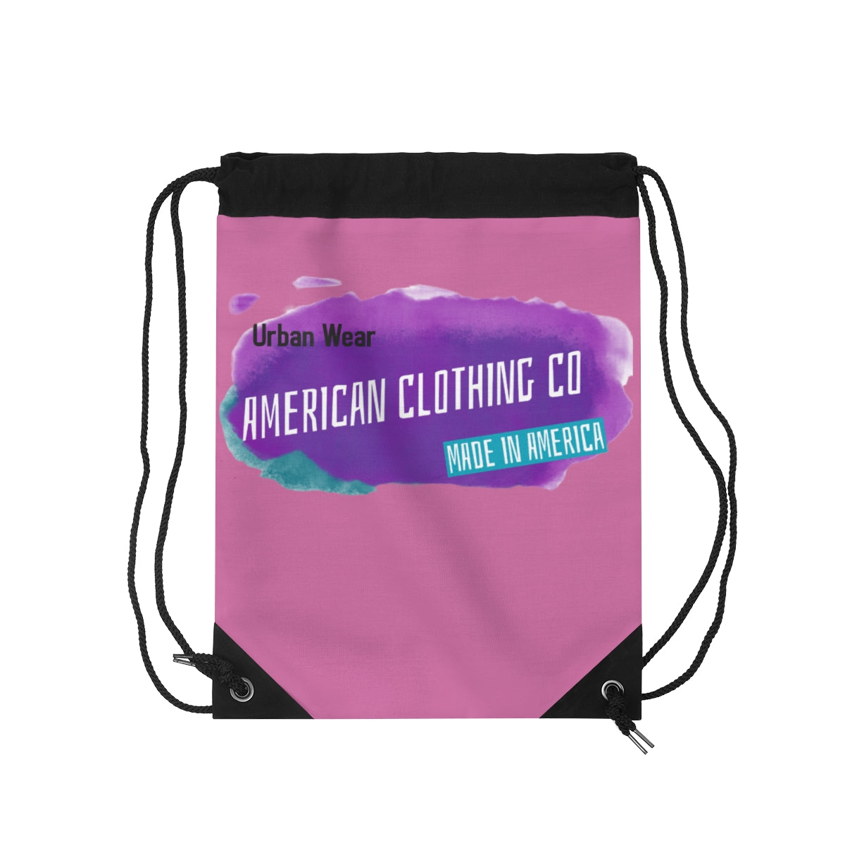 Drawstring Bag ( American Clothing Company Pink )