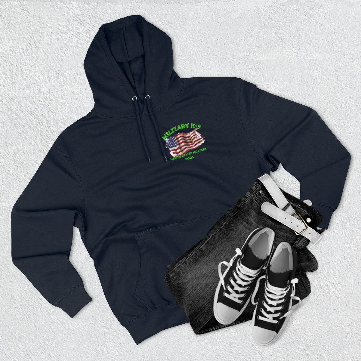 Hoodie ( Military K 9 Unit ) Military Style