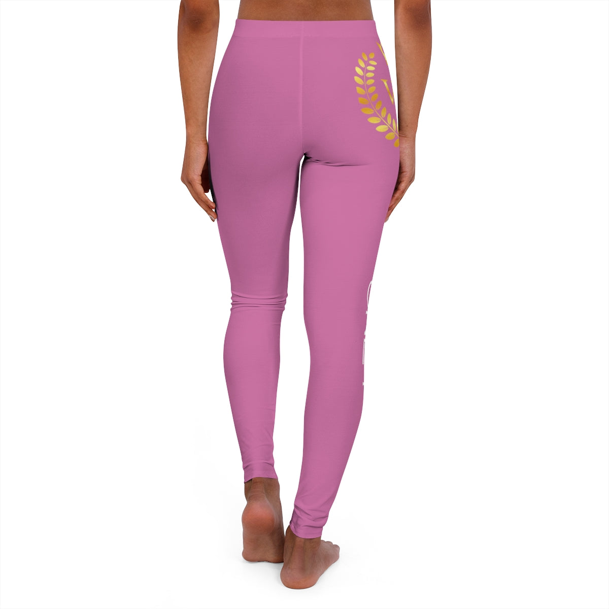 Womens Spandex Leggings "VIP by invitation only ) Pink