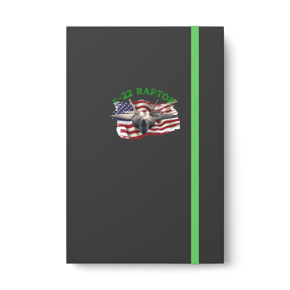 Hardcover Journal Color Contrast Notebook - Ruled ( RAPTOR 1 ) Military Styling