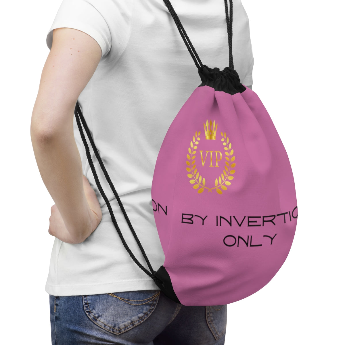 Drawstring Bag ( VIP Pink )