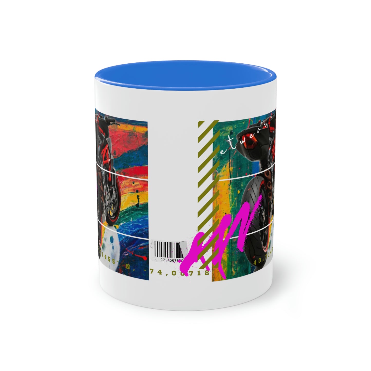Coffee Mug  ( Urban Red Sports Bike )