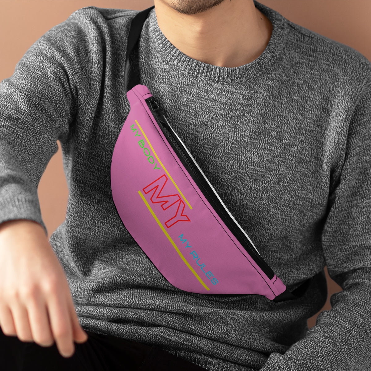Fanny Pack ( My Body My Rules Pink )