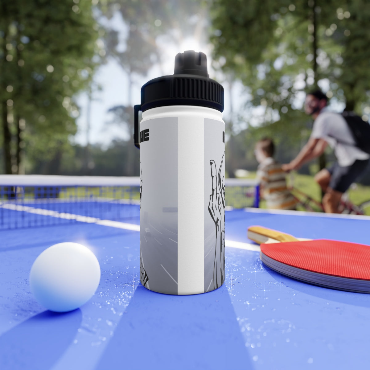 Stainless Steel Water Bottle, Sports Lid ( PAUL Anyoney for Probing )