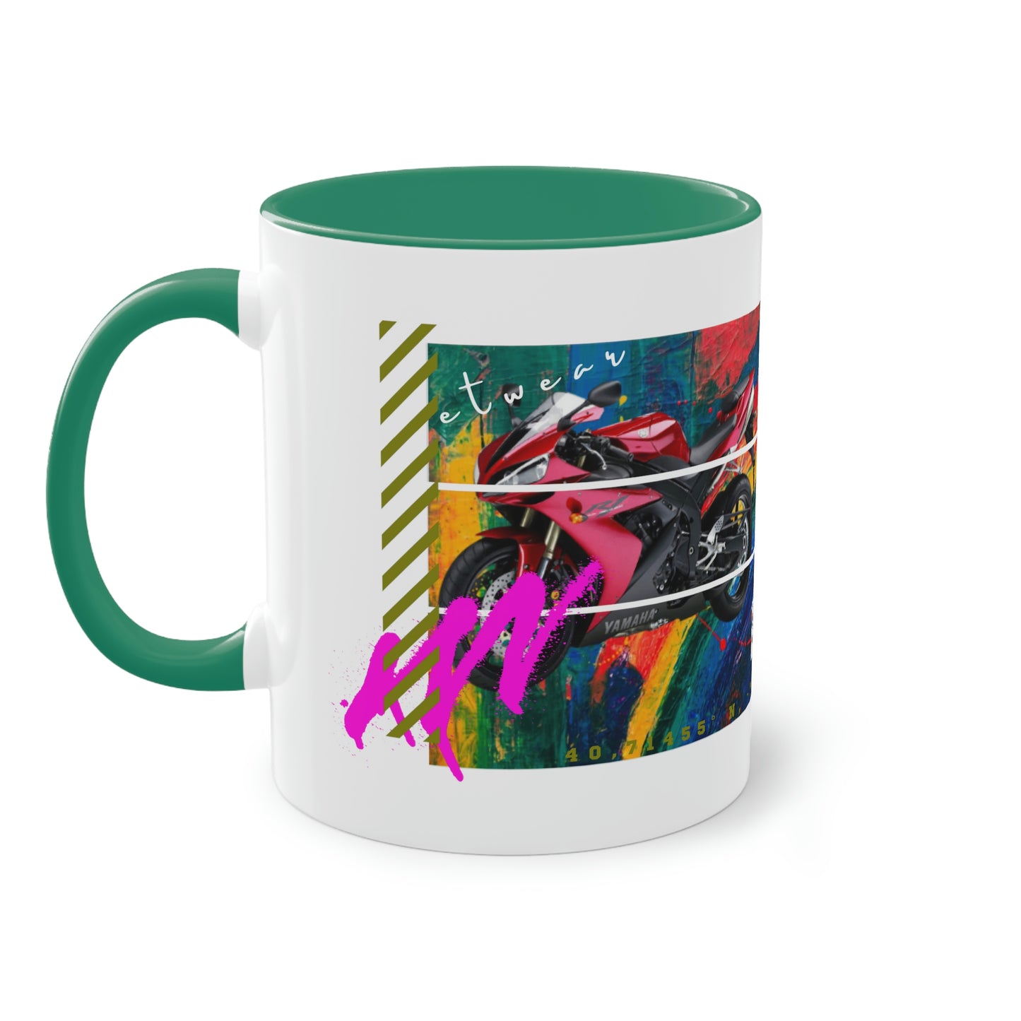 Coffee Mug  ( Urban Red Sports Bike )