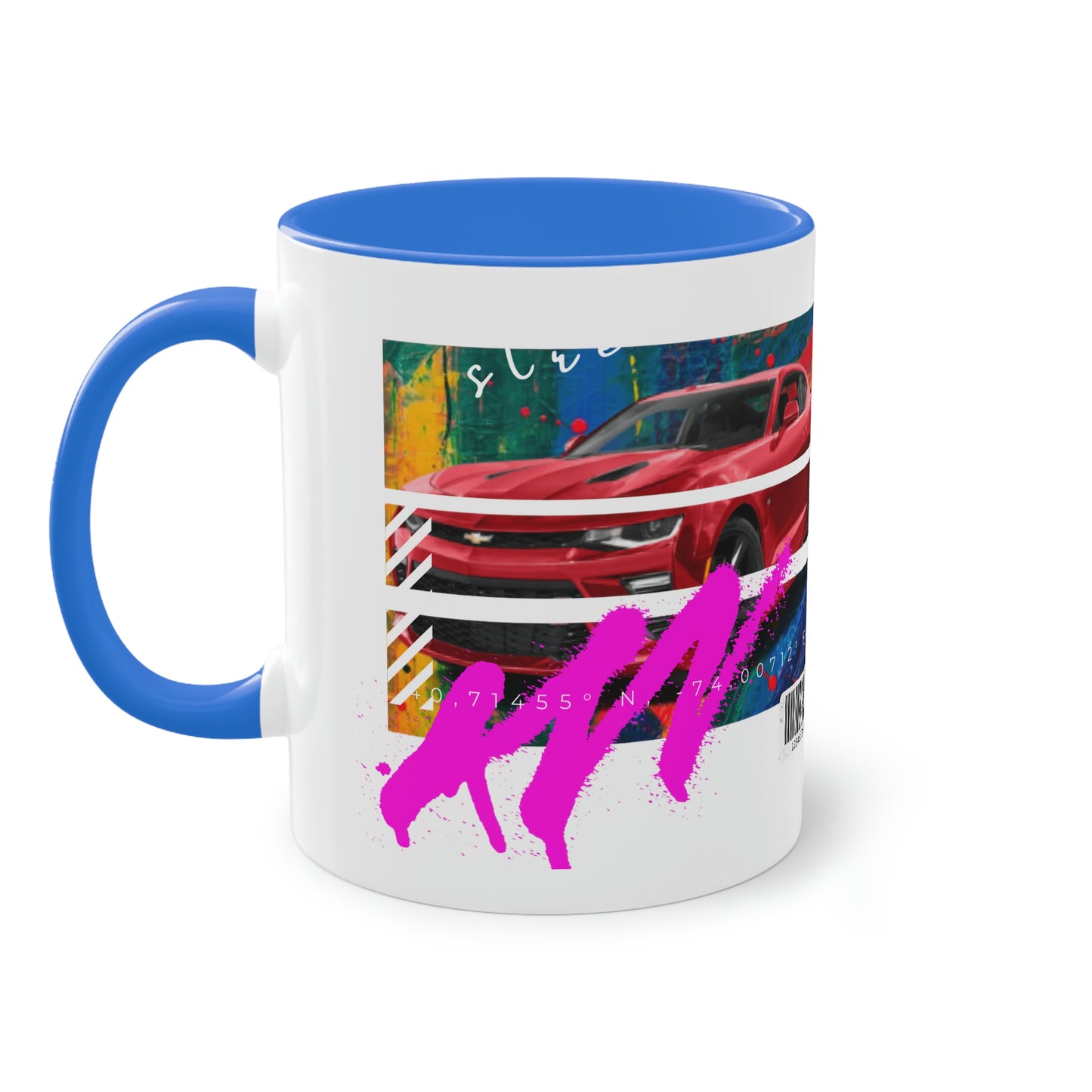 Coffee Mug  ( Urban Red Corvette )