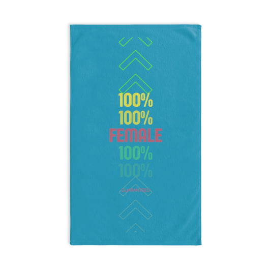 Sports Towel ( 100% Female ) Turquoise