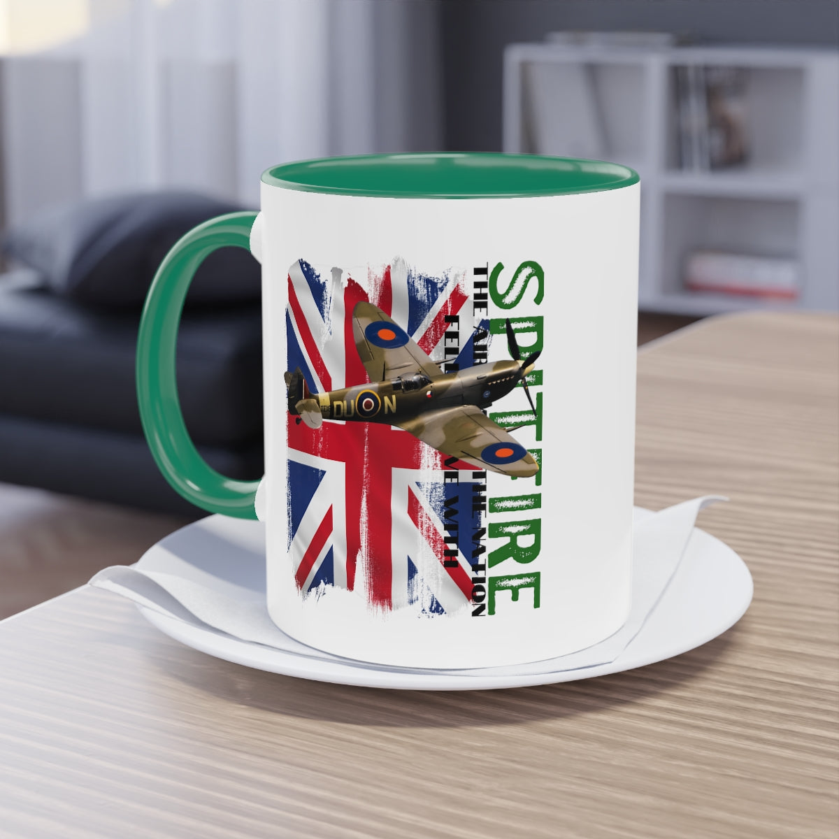 Coffee Mug  ( Spitfire ) Military Style