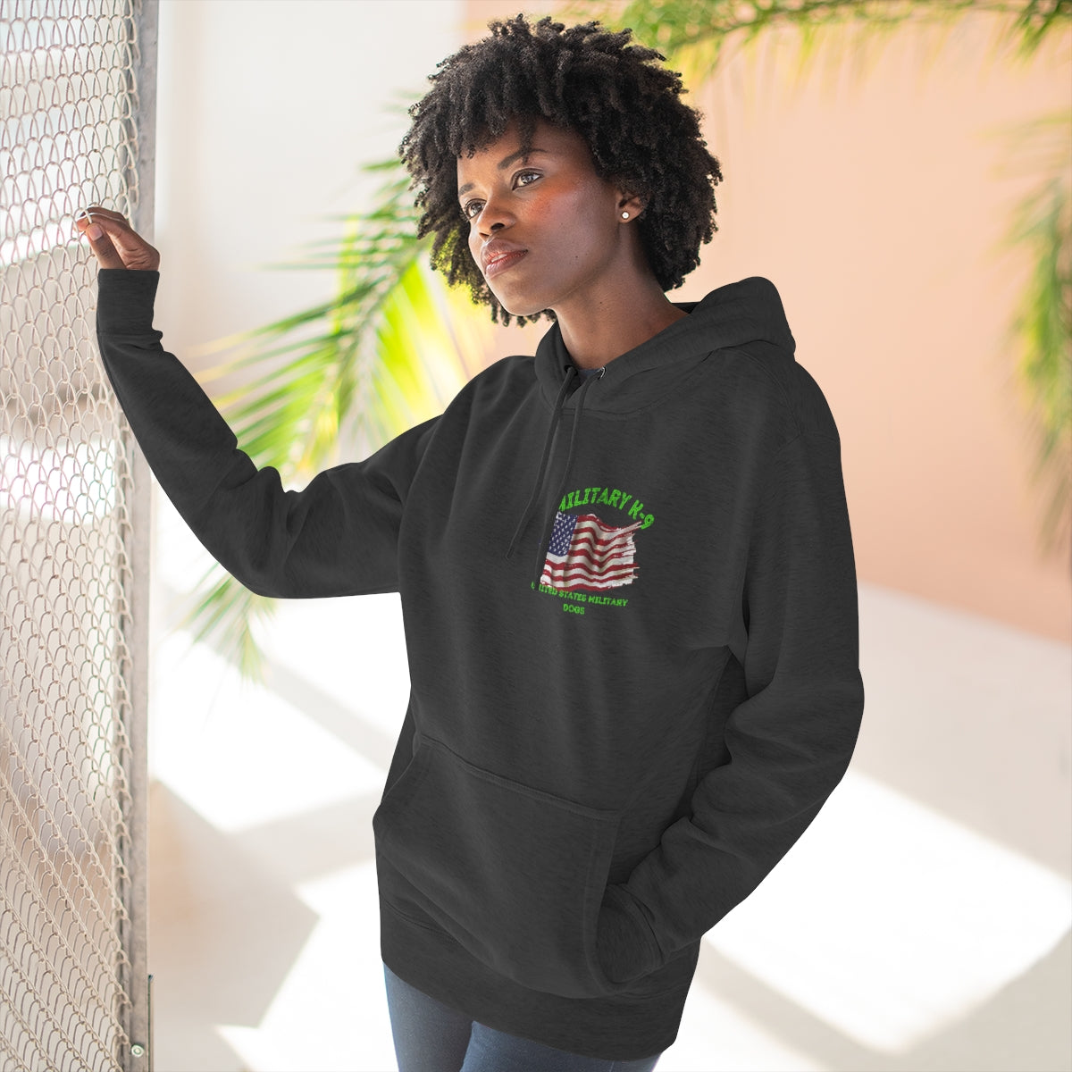 Hoodie ( Military K 9 Unit ) Military Style