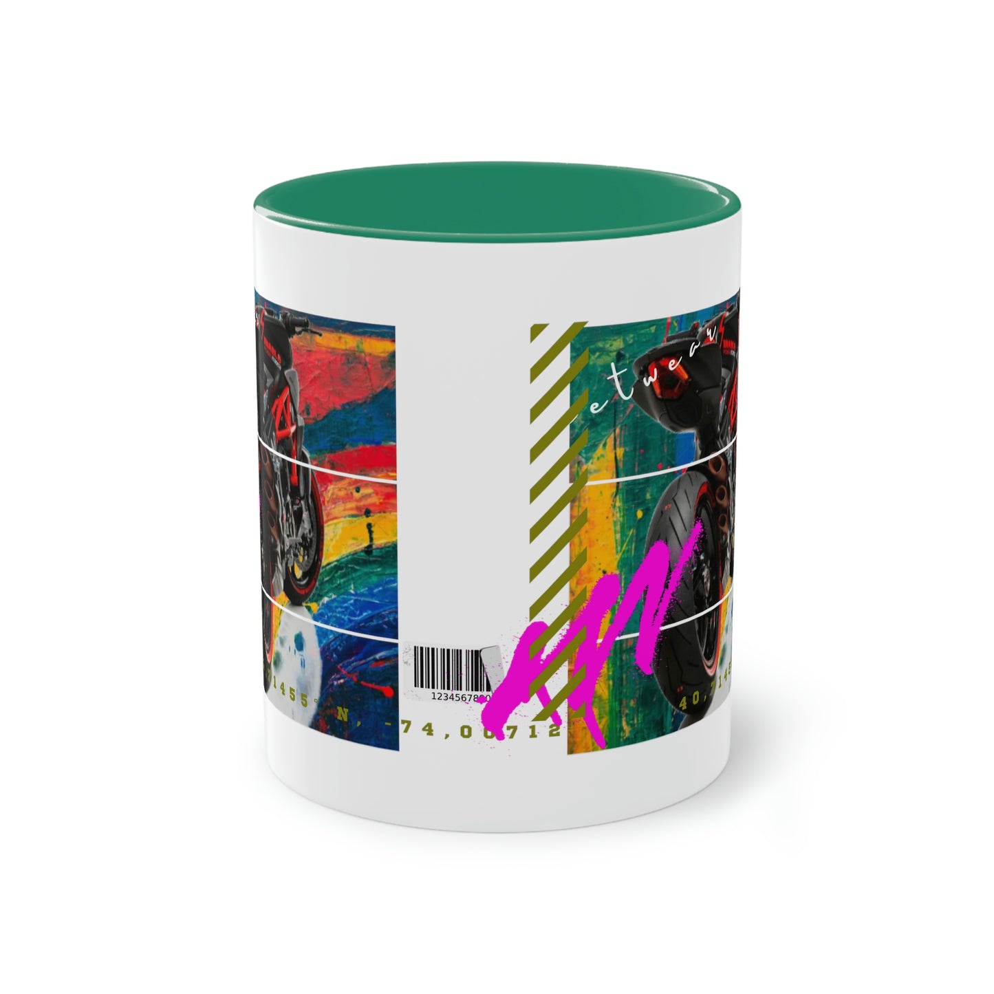 Coffee Mug  ( Urban Red Sports Bike )