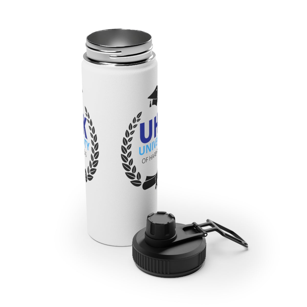 Stainless Steel Water Bottle, Sports Lid ( UHK UNIVERSITY )