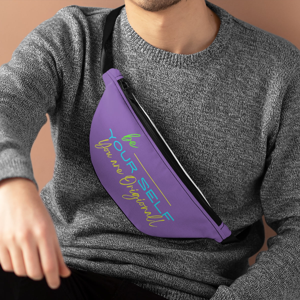 Fanny Pack ( Be yourself Purple )