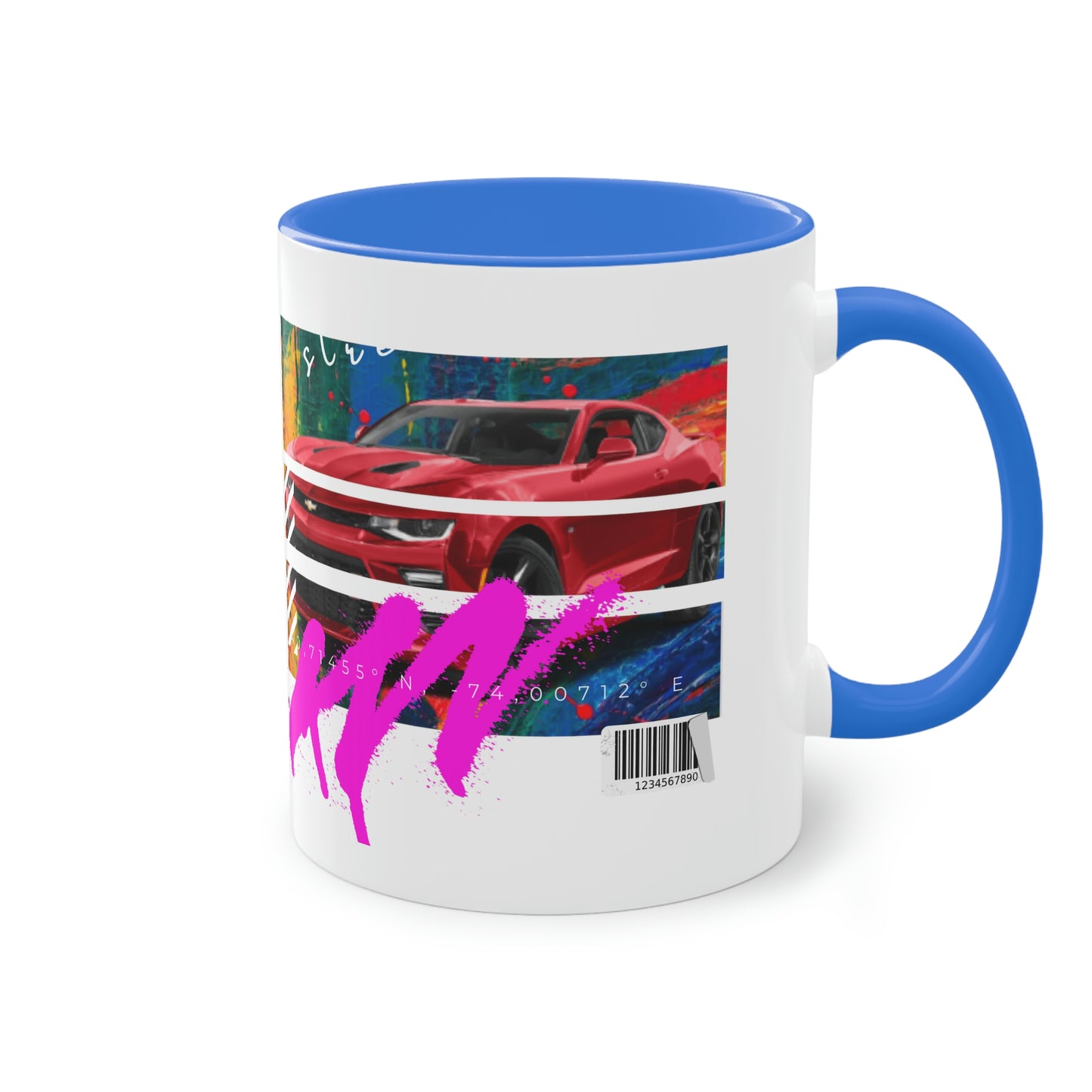 Coffee Mug  ( Urban Red Corvette )