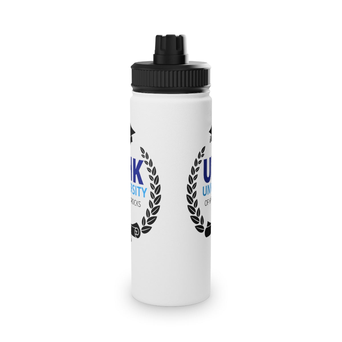 Stainless Steel Water Bottle, Sports Lid ( UHK UNIVERSITY )