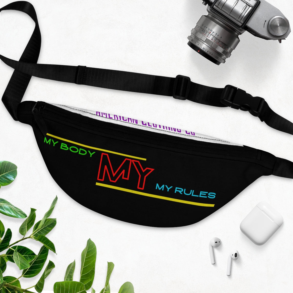 Fanny Pack ( My Body My Rules Black)