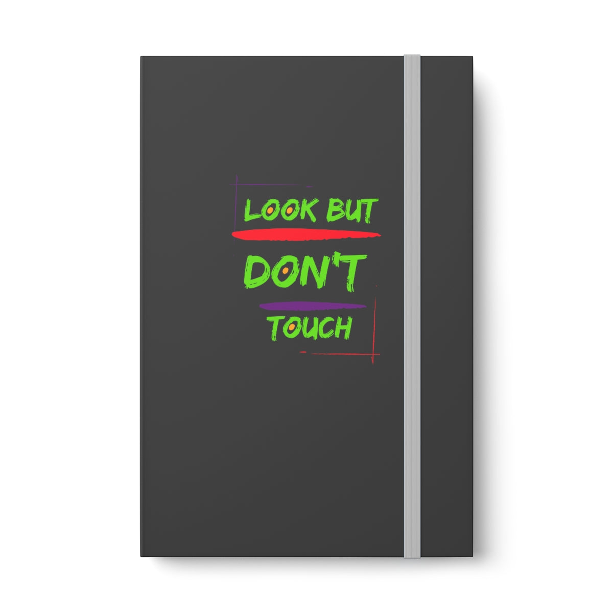 Hardcover Journal Color Contrast Notebook - Ruled (Look But Don't Touch)