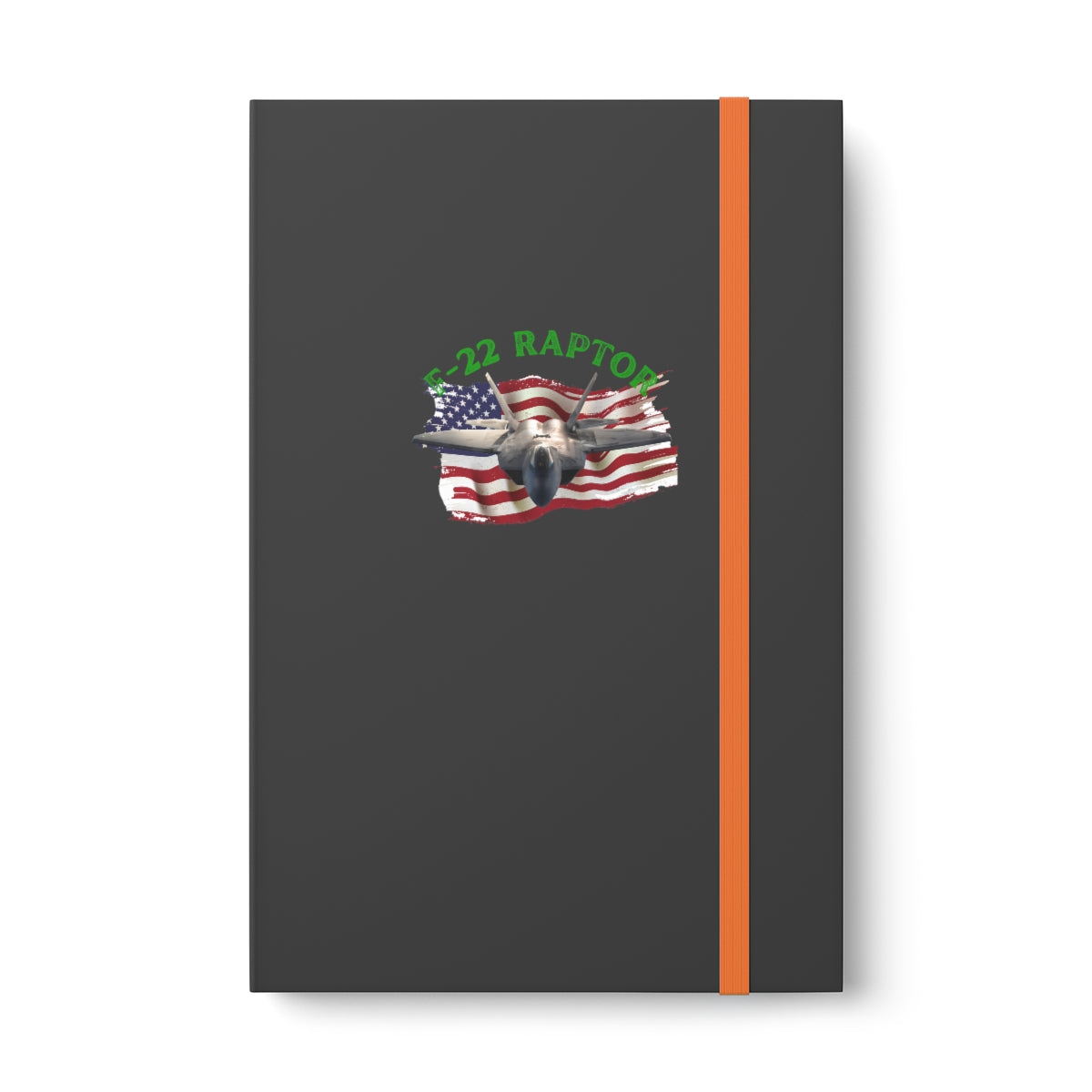 Hardcover Journal Color Contrast Notebook - Ruled ( RAPTOR 1 ) Military Styling