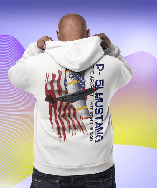 Hoodie ( P-51 Mustang ) Military Style