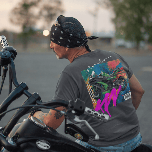 T-shirt Classic Jersey Short Sleeve (Urban Green Motorbike )