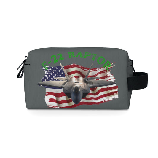 Toiletry Bag ( F-22 Raptor/ Mustang Light Black ) Military Styling