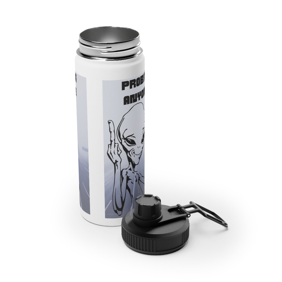 Stainless Steel Water Bottle, Sports Lid ( PAUL Anyoney for Probing )