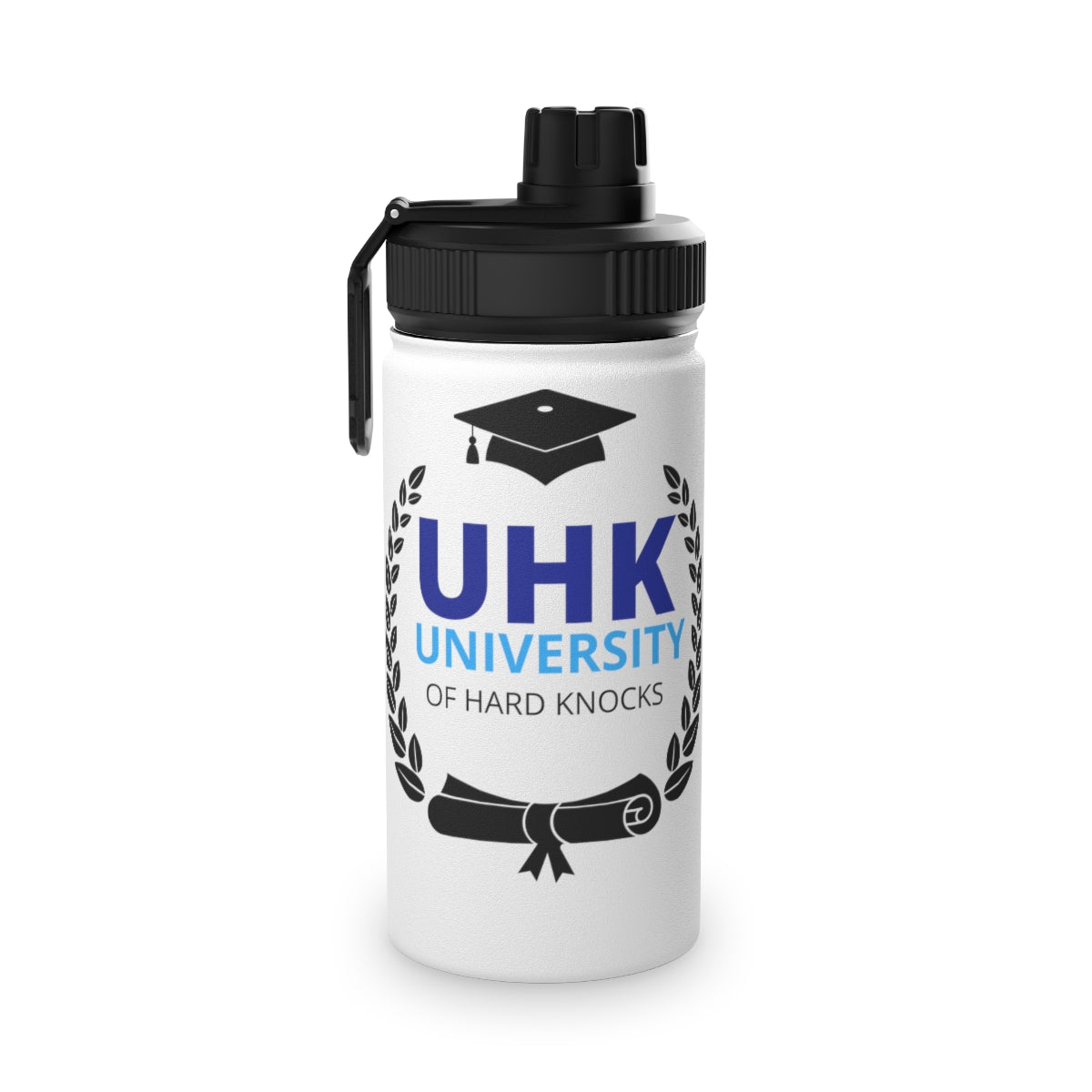 Stainless Steel Water Bottle, Sports Lid ( UHK UNIVERSITY )