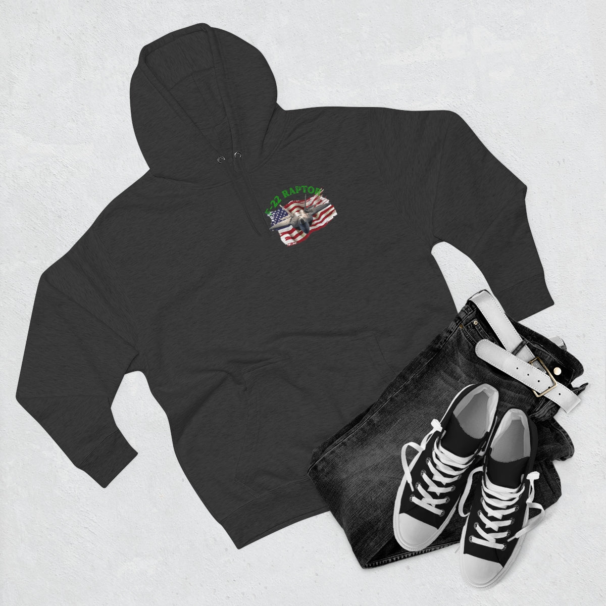 Hoodie ( Air Force RAPTOR 3 ) Military Style