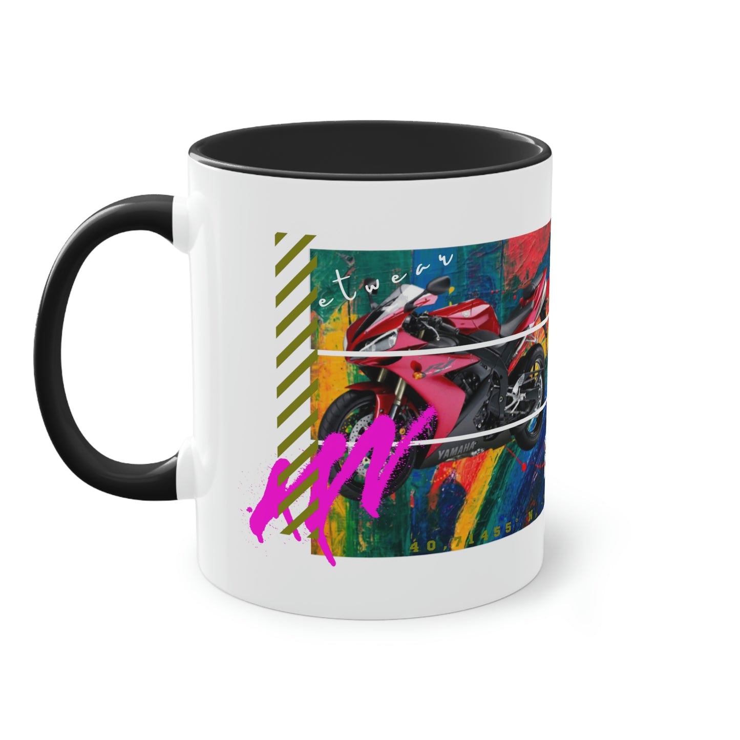 Coffee Mug  ( Urban Red Sports Bike )