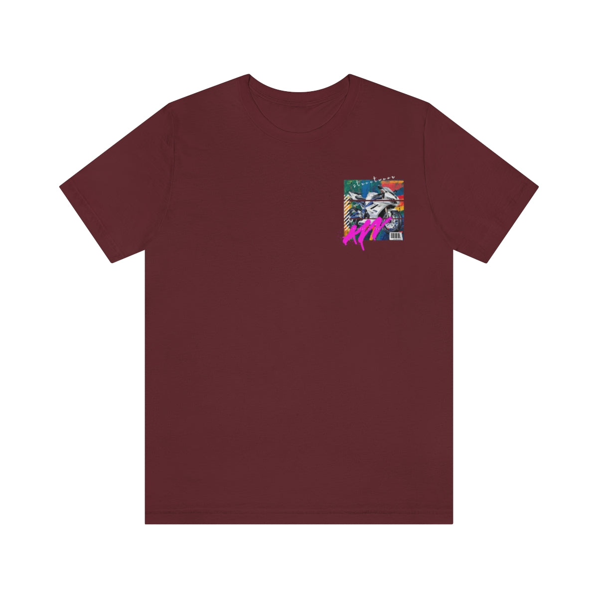 T-shirt Classic Jersey Short Sleeve (Urban White Sports Motorbike )