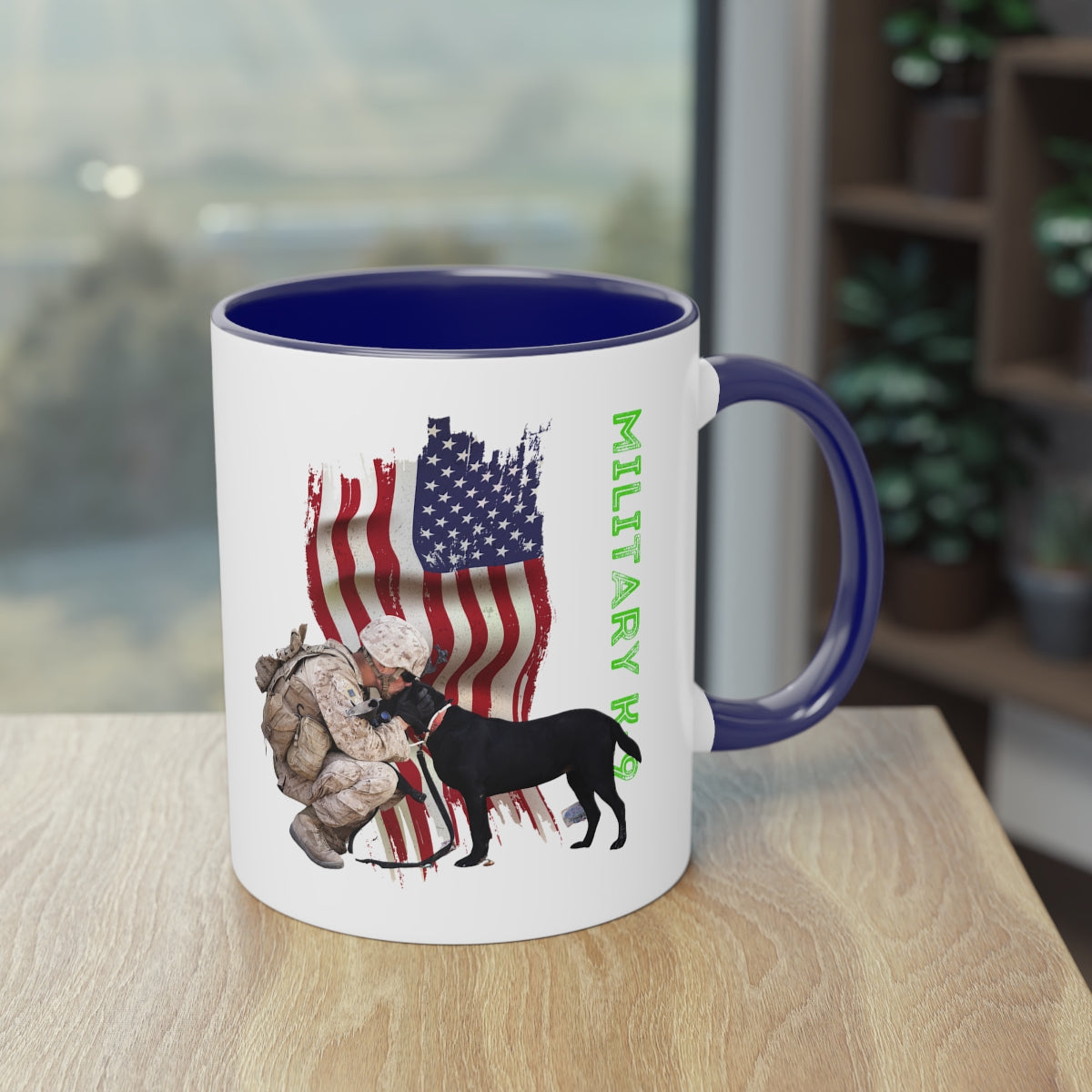 Coffee Mug  ( Military K-9 Unit ) Military Style