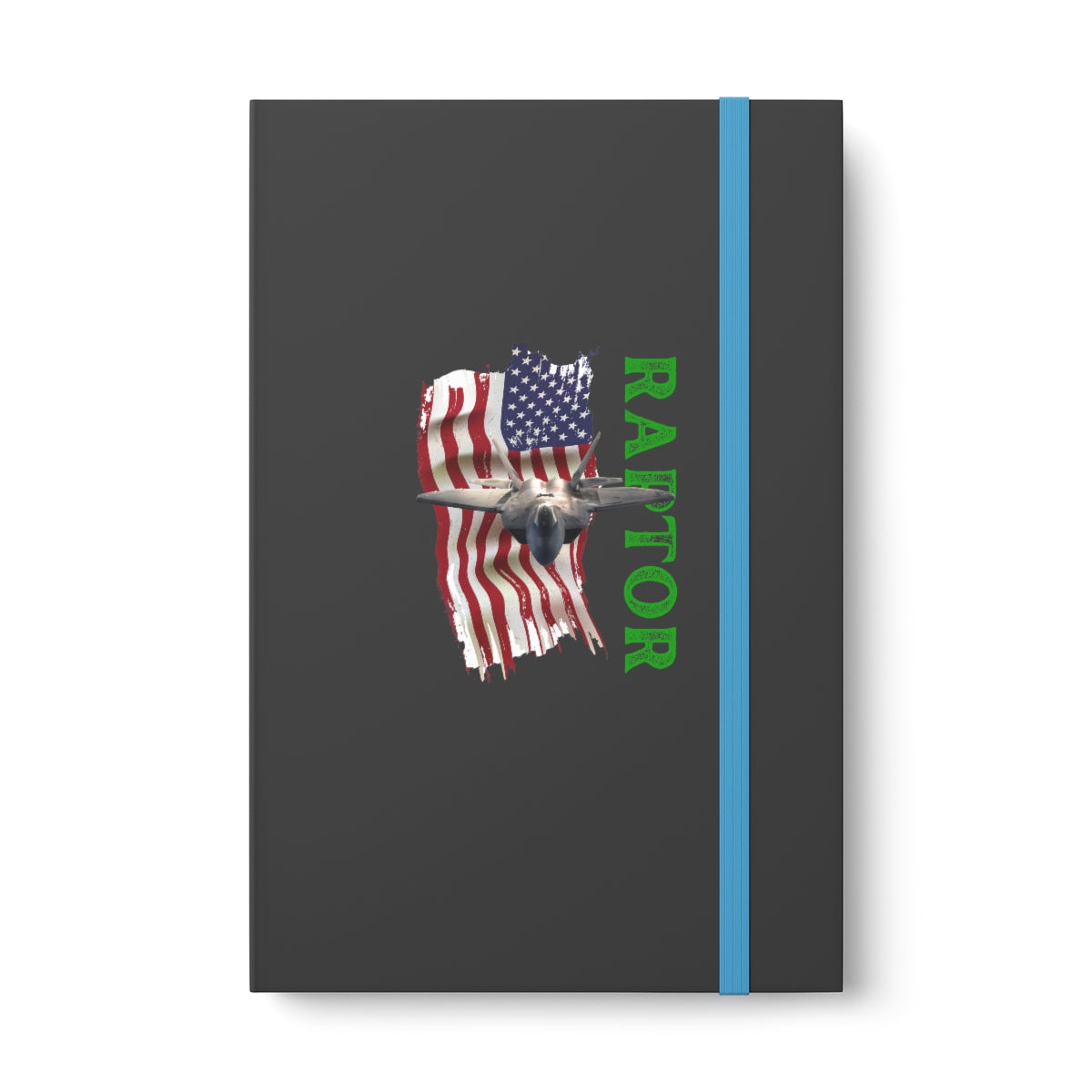 Hardcover Journal Color Contrast Notebook - Ruled ( RAPTOR ) Military Styling