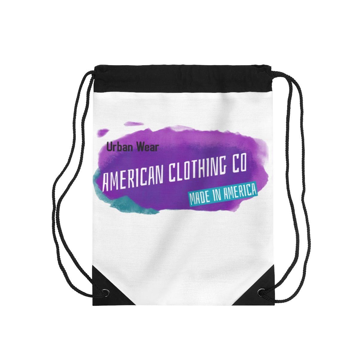 Drawstring Bag ( American Clothing Company White )