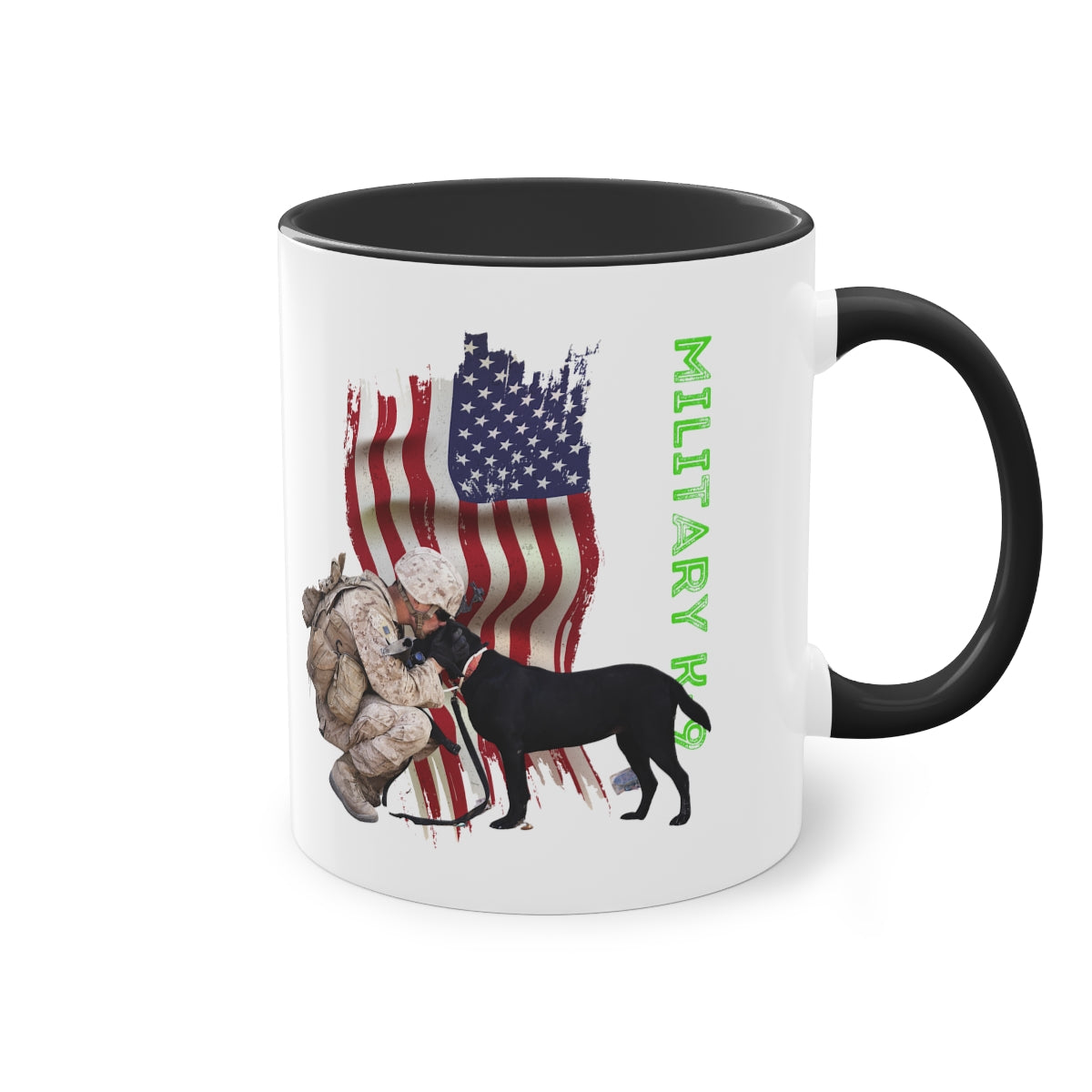 Coffee Mug  ( Military K-9 Unit ) Military Style